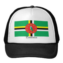Dominica-Flagge Retrokappen