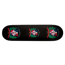 Dominikanische Republik-Wappen Individuelle Skatedecks