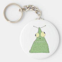 doof grünes Klecksmonster Schlüsselband
