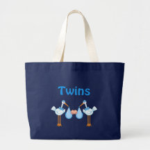 Doppeljungen Tragetasche