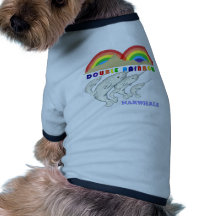 doppelte Regenbogen narwhals Hundbekleidung