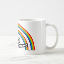 Doppelter Regenbogen Kaffee Haferl