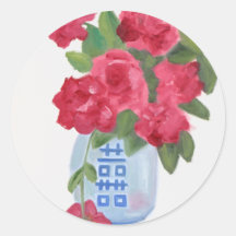 Doppeltes Glück Runder Sticker