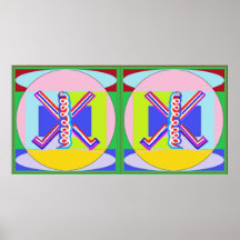 Doppeltes RAMA: Karuna Reiki Dekorationen Kunst-n Poster