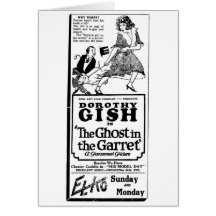 Dorothy Gish 1921 Vintage Filmzeitungsanzeige Karte