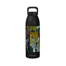 Dr. Rogers Character Bottle Design.3 Wasserflaschen