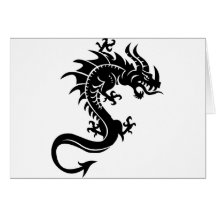 Drache, Dragon Grußkarten