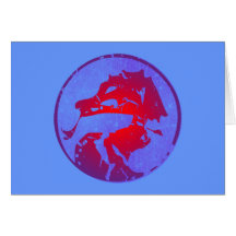 Drache Dragon Grußkarten