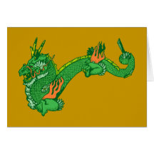 Drache Dragon Grußkarten