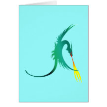 Drache dragon karte