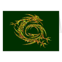 Drache dragon karte