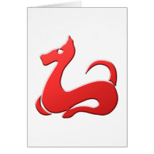 Drache dragon karte