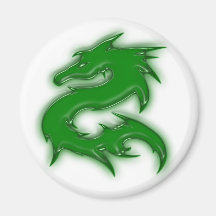 Drache grün magnete