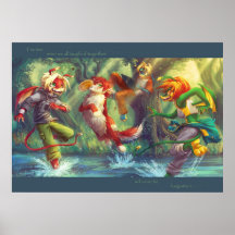 Drache-Helder - Goodtimes wird nie vergessen Plakatdruck