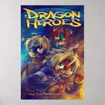 Drache-Helder Plakate