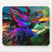 Drache-Kunst-Mausunterlage Mousepad