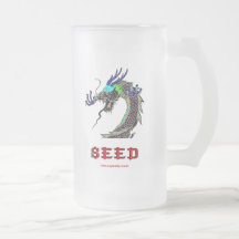 Drache, Samen, China, Chinese, Han, Asien, asiatis Kaffee Tasse