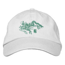 Drache-Stickerei Baseballcap