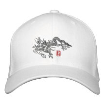 Drache-Stickerei Bestickte Baseballmütze