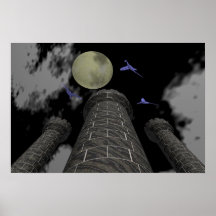 Drache-Turm Plakate