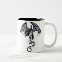 Drache-u. Klinge-Becher Tasse