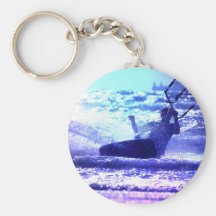Drachen, der Keychain surft Schlüsselband
