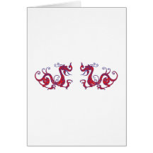 Drachen dragons grußkarten
