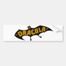 Dracula-Vampirs-Schläger Auto Aufkleber