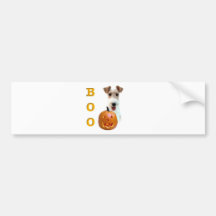 Draht-FoxterrierBoo Autosticker