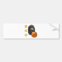 Drahthaar, das Griffon Boo zeigt Auto Sticker