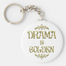 DRAMA ist golden Schlüsselbänder