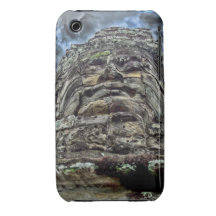 Drastisches Steingesicht iPhone 3 Cover