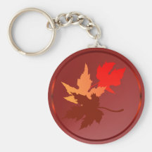 Drei Blätter Keychain Schlüsselbänder