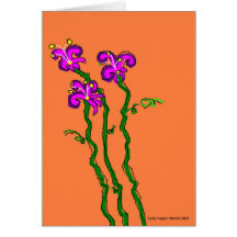 Drei Blumen #1 Karte