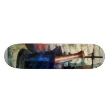 Drei Mörser und Stampfen Personalisierte Skateboards