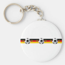 Drei Zeitmeister Deutschland-Fußballflagge Schlüsselbänder