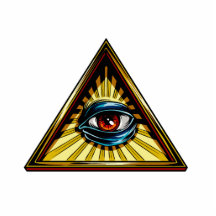 Dreieck mit Auge Auge von Providence Fotostatuen