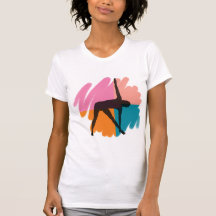 Dreieck-Pose-Yoga-T-Shirt