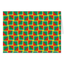 Dreiecke Quadrat triangles square Grußkarte