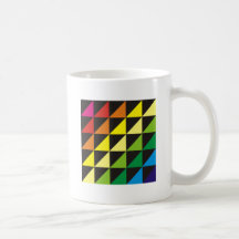 Dreiecke Regenbogen triangles rainbow Kaffee Tassen