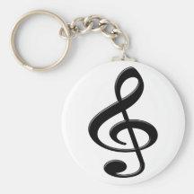 Dreifacher Clef/G Clef-Musik-Symbol Schlüsselband