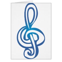 Dreifacher Clef Karte