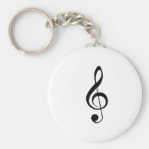 Dreifacher Clef Keychain Schlüsselband