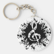 Dreifacher Clef platsch Schlüsselband