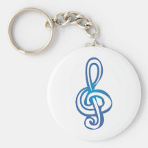 Dreifacher Clef Schlüsselbänder