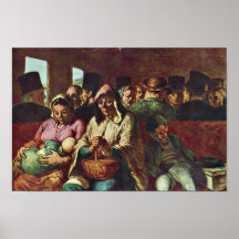 Dritt-Klassefach durch Daumier Honoré Posterdrucke
