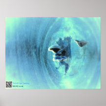 Drittes Augen-Abstimmen Posterdruck