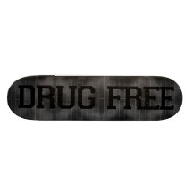 DROGE GEBEN Skateboard frei Personalisiertes Deck