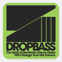 DropBass Logo Quadratsticker