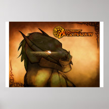 Druck des Pergament-ZACRON Plakate